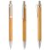 Set boligrafo y portaminas bambu