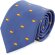 Corbata con bordados de la bandera de España con logo