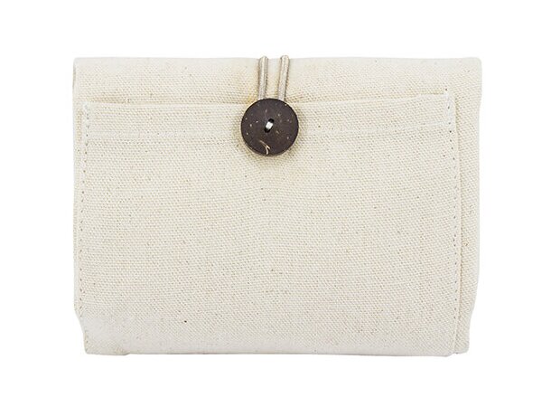 Bolsa de algodon plegable conbolsillo piedra