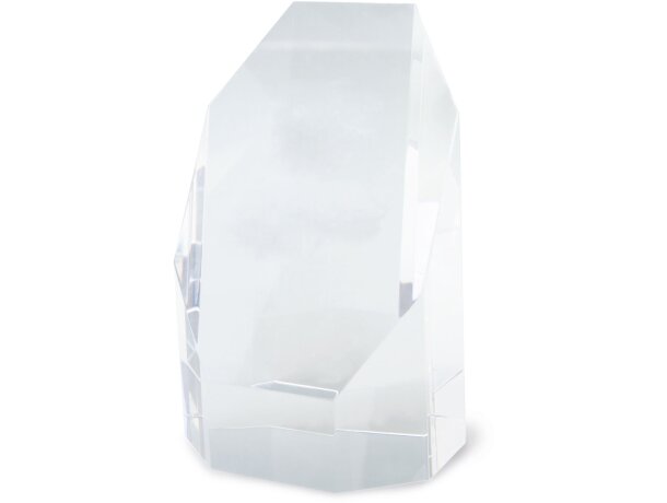 Cristal con forma de prisma para grabar personalizada
