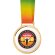 Medalla Viktor de cristal con lanyard y estuche individual detalle 3