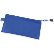 Bolsa pequeña de pvc con cremallera azul