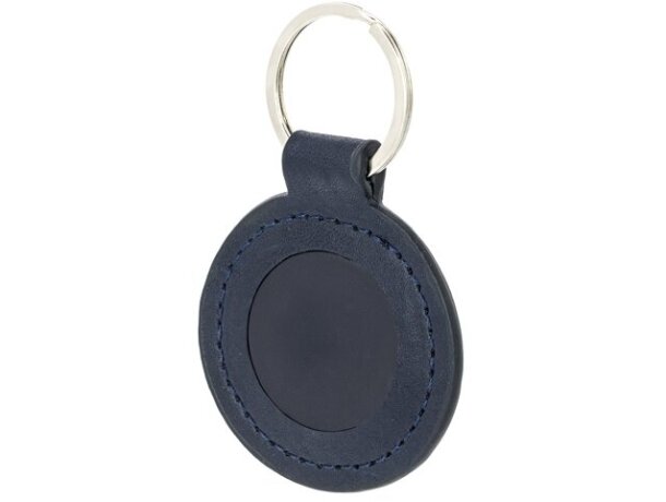 Llavero Varnek con grabado láser y costuras reforzadas Azul marino detalle 2