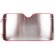 Parasol de aluminio 2 caras 127 x 60 cm personalizado rojo