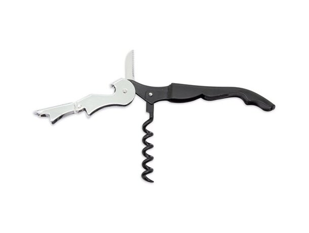 Set de vino Riva con sacacorchos y termómetro en estuche detalle 4