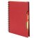 Cuaderno A5 anillas cartón reciclado y RPET Green Life con bolígrafo Rojo detalle 9