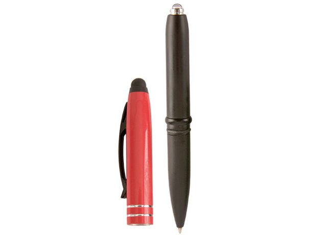 Bolígrafo con led y puntero rojo