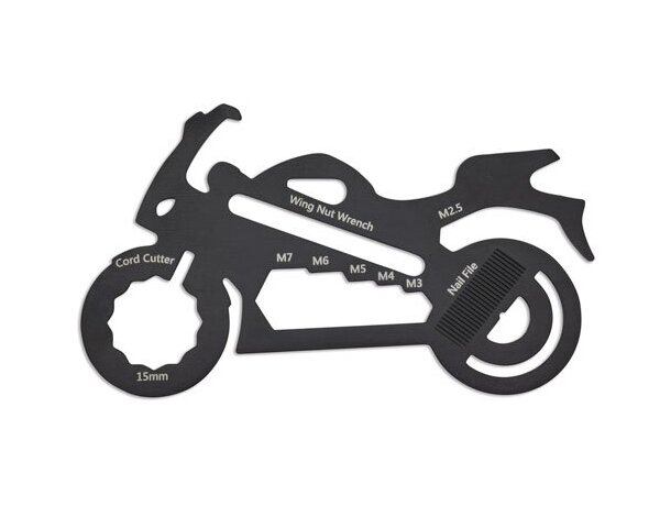 Herramienta multifunción Monty acero inoxidable compacta detalle 2