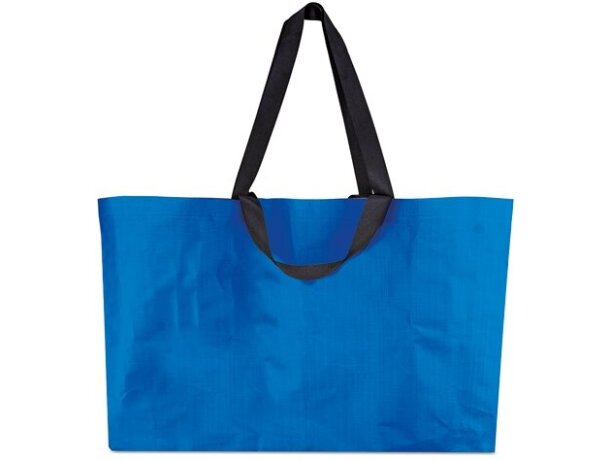 Bolsa polipropileno laminado brillo Merlin gran capacidad Azul royal detalle 12
