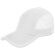 Gorra plegable Harris de poliéster técnico transpirable Blanco