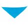 Pañoleta triangular Fermín personalizada azul