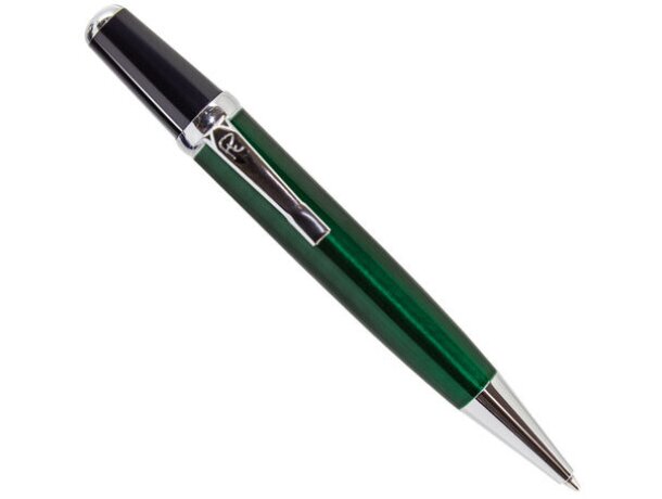 Bolígrafo elegante mini en metal verde
