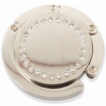 Cuelgabolsos plegable con brillantes de fantasia personalizada Cuelgabolsos plegable con brillantes de fantasia personalizada