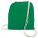 Bolsa mochila blanca algodon verde