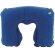Almohadilla de viaje para cuello azul