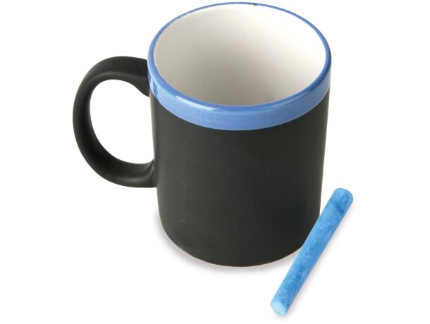 Mug de cerámica pizarra Tizal 320ml con tiza incluida Pistacho detalle 2