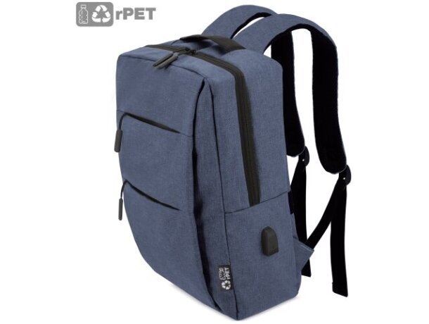 Mochila para ordenador 17 con puerto usb rPET Davis detalle 1