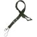 Lanyard doble de poliéster con enganche de hierro negro