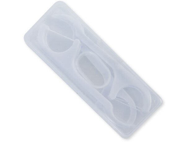 Kit dental en bolsa personalizado blanco