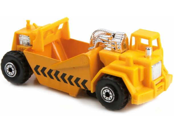 Camión de juguete de plástico y metal