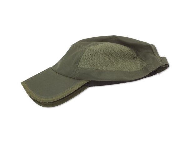 Gorra plegable Harris de poliéster técnico transpirable Verde militar detalle 12