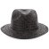 Sombrero de paja de colores negro