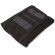 Manta polar de viaje con funda negro