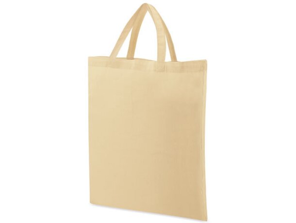 Bolsa de asas cortas 100% algodón