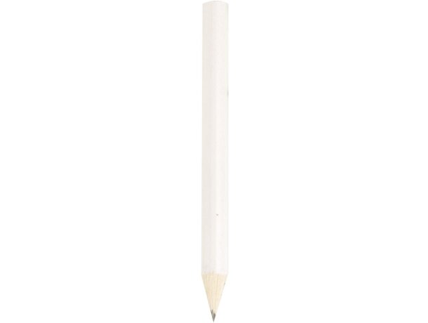 Lápiz de madera pequeño personalizado blanco