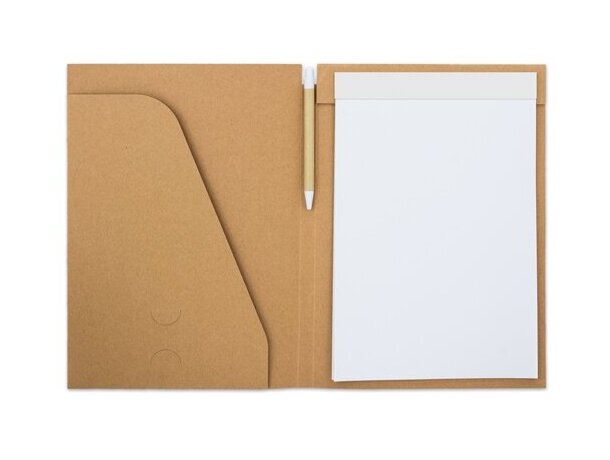 Carpeta con bloc y bolígrafo eco Seminar detalle 2