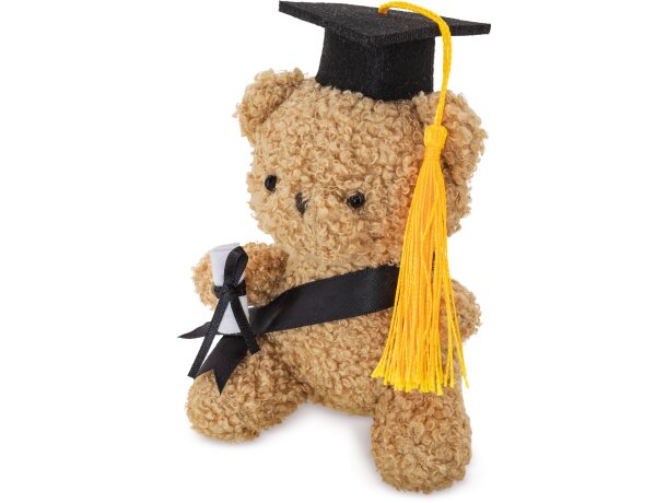 Peluche osito graduado Honoris con birrete y diploma detalle 1