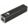 Powerbank de aluminio en varios colores personalizado negro