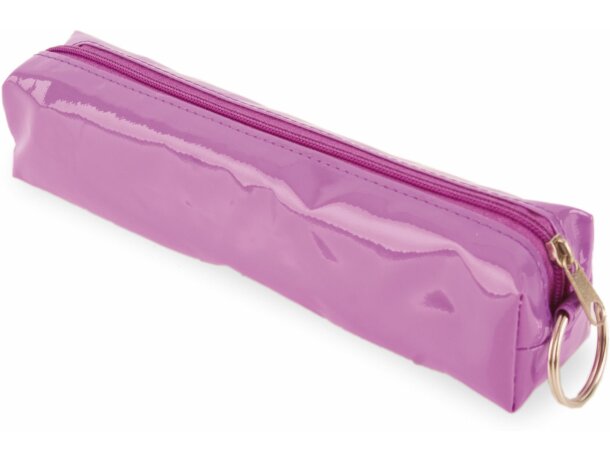 Estuche de charol con logo