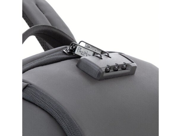 Mochila semirrígida Hofman con bolsillo antirrobo y USB detalle 8