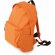 Mochila con bolsillo exterior pequeño personalizada naranja