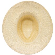 Sombrero especial de paja clarito personalizado