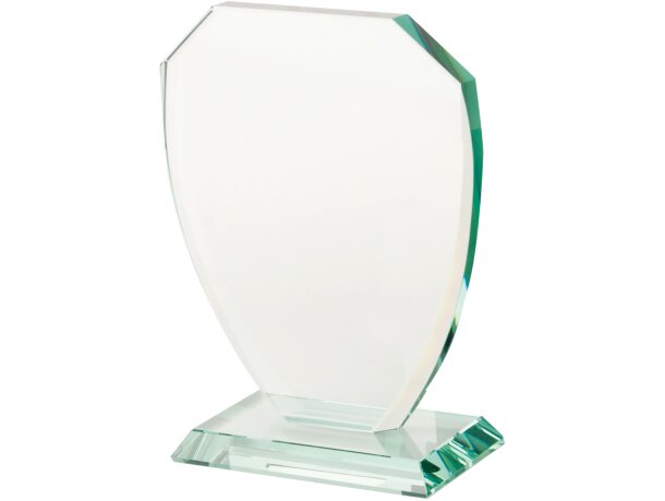 Trofeo de cristal con base 12.5x16 cm para grabar personalizado