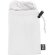 Poncho plegable Bross con bolsa rPET para campañas corporativas Blanco detalle 17