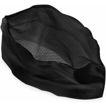 Gorro de rejilla en poliester para cocinar negro Gorro de rejilla en poliester para cocinar negro