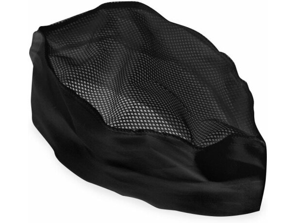 Gorro de rejilla en poliester para cocinar negro Gorro de rejilla en poliester para cocinar negro