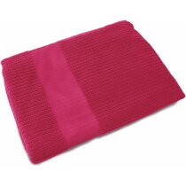 Toalla de poliester acabado rizo personalizada fucsia Toalla de poliester acabado rizo personalizada fucsia