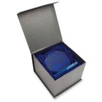 Pisapapeles Mensa cristal tallado redondo macizo