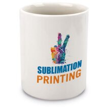 Portalápices Lezar cerámica blanca 9x8 cm