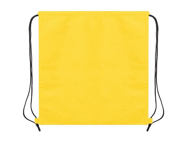 Bolsa saco de nonwoven personalizada amarilla