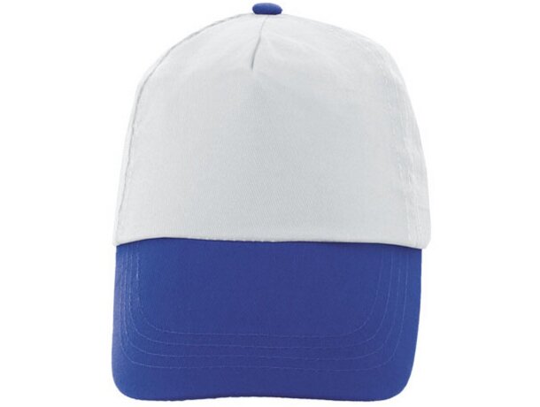 Gorra bicolor velcro am azul royal