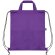 Bolsa mochila RPET Carot con cuerdas ajustables Lila detalle 6