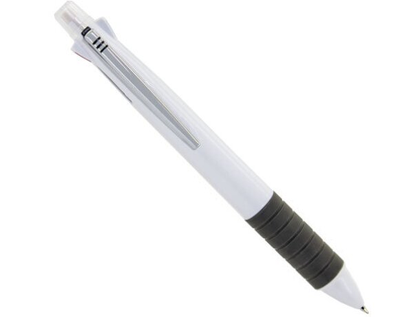 Bolígrafo multifunción con portaminas blanco