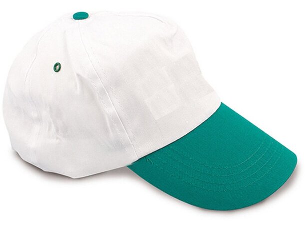 Gorra bicolor velcro am verde