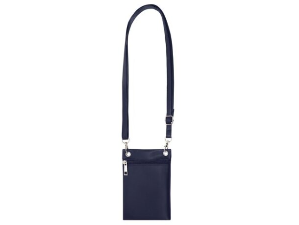 Bolso portatodo Ryky con asa ajustable extraíble y cierre cremallera Azul marino detalle 3