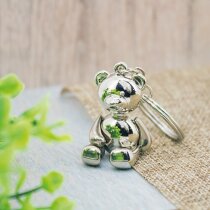 Llavero oso metálico personalizado